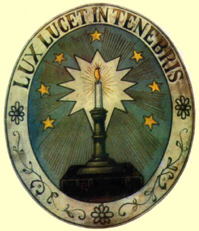 Das Waldenserzeichen trägt die Schrift Lux lucet in tenebris «Das Licht leuchtet in der Finsternis».